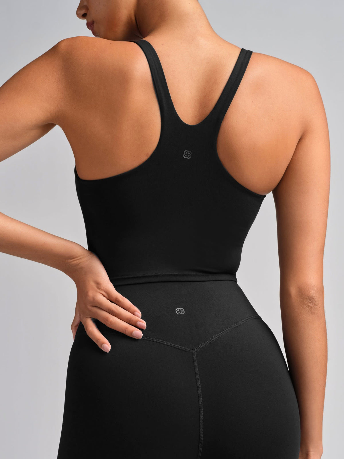 ComfrtCore V-Neck Crop Tank - Athletic Crop Tank Top