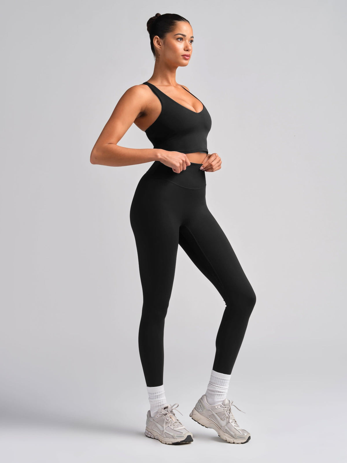 ComfrtCore V-Neck Crop Tank - Athletic Crop Tank Top