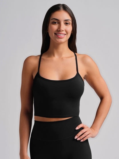 ComfrtCore Strappy Crop Tank