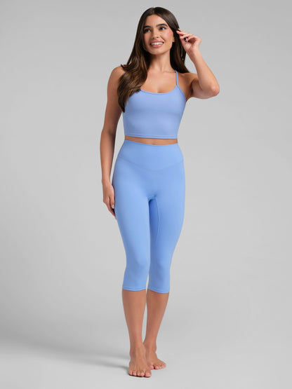 ComfrtCore 2.0 High-Waist Capri 18" - Short Knee Length Capri