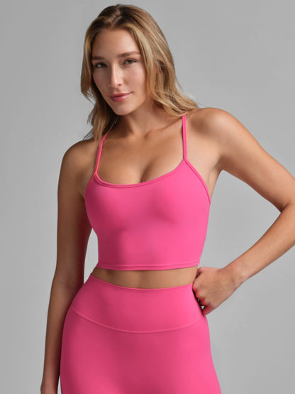 ComfrtCore Strappy Crop Tank