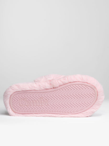 Dreamer Crossover Slipper - Fluffy Open Toe