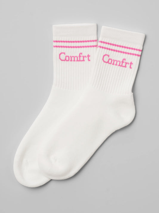 Stripe Trim Ankle Socks - Athletic Socks