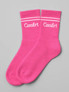 Hot Pink / White