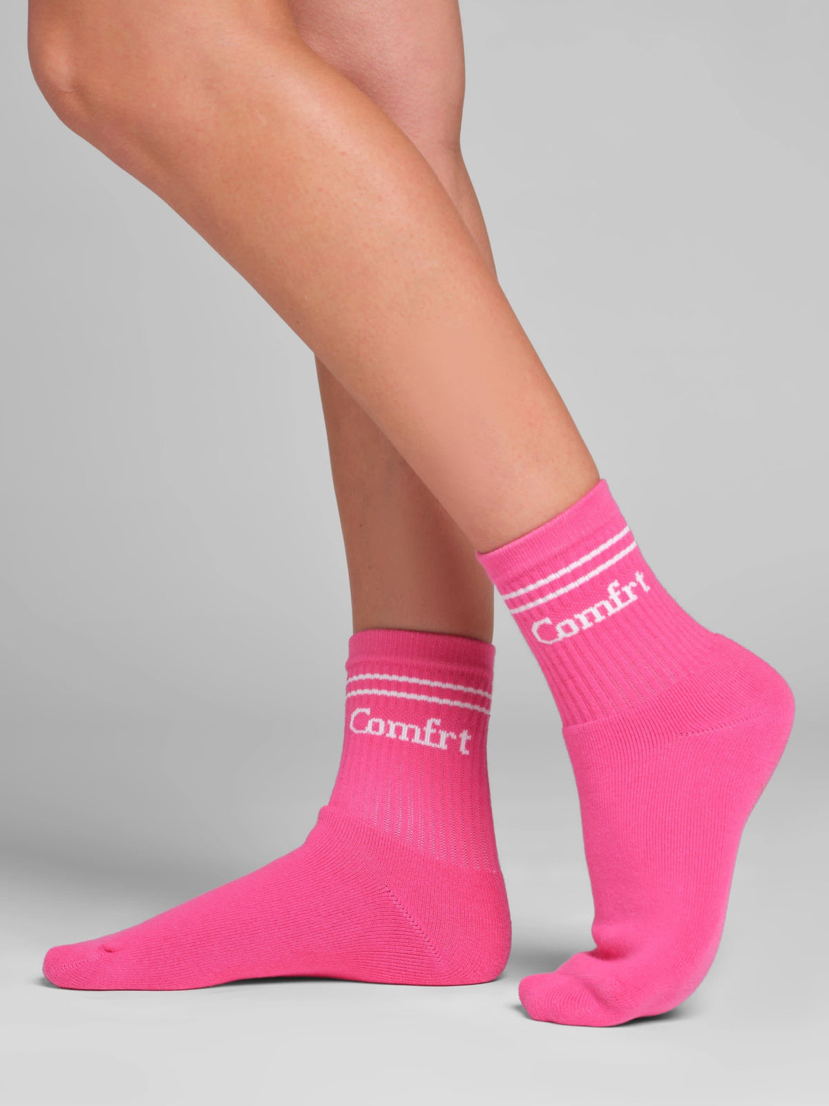 Stripe Trim Ankle Socks - Athletic Socks