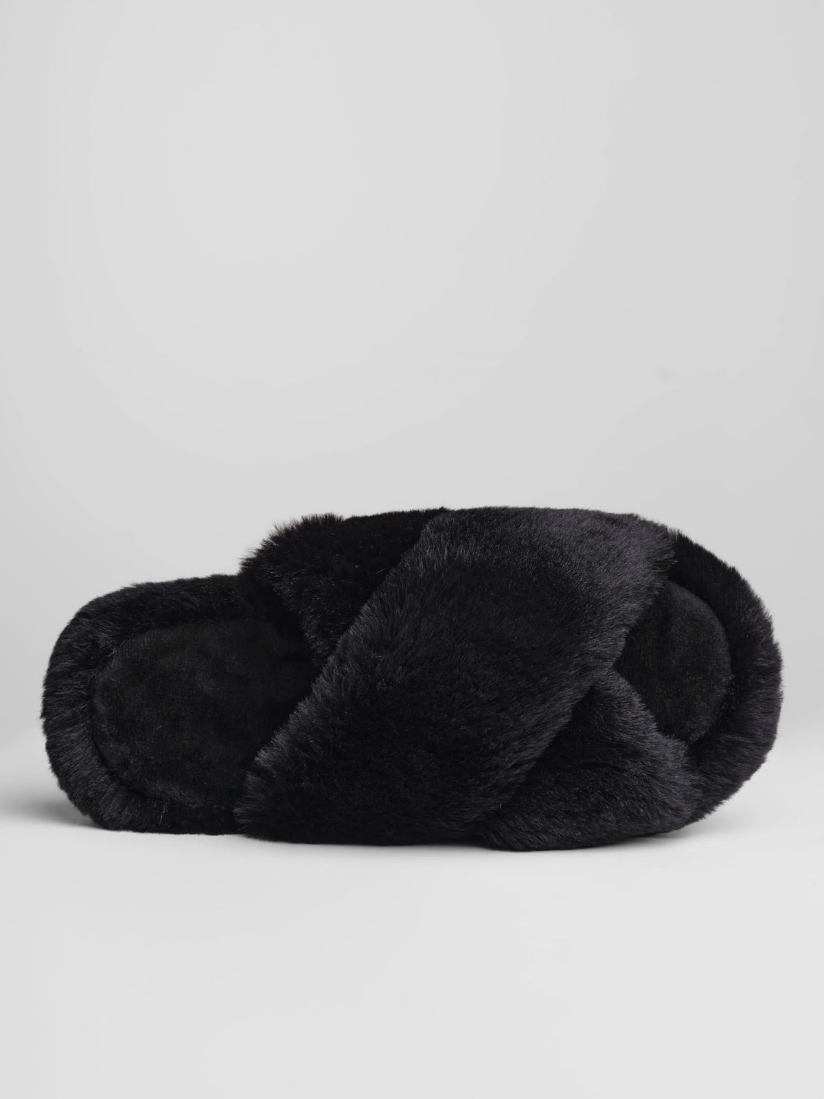 Dreamer Crossover Slipper - Fluffy Open Toe
