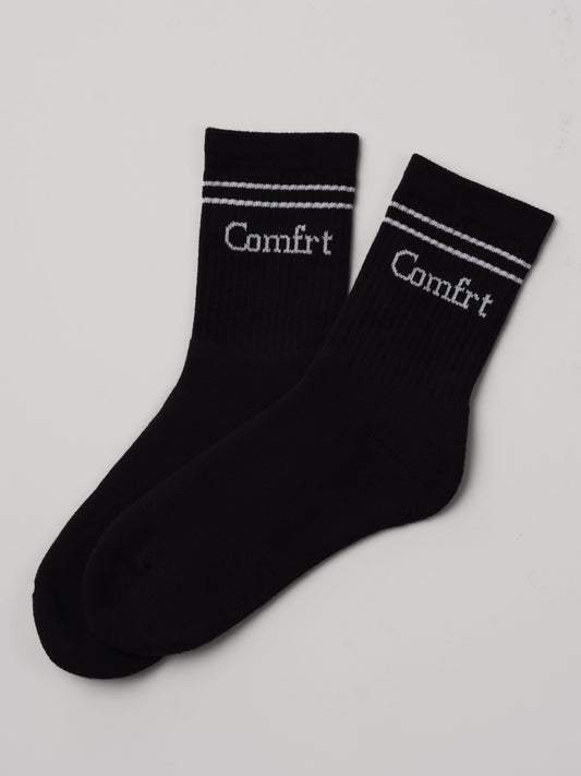Stripe Trim Ankle Socks - Athletic Socks