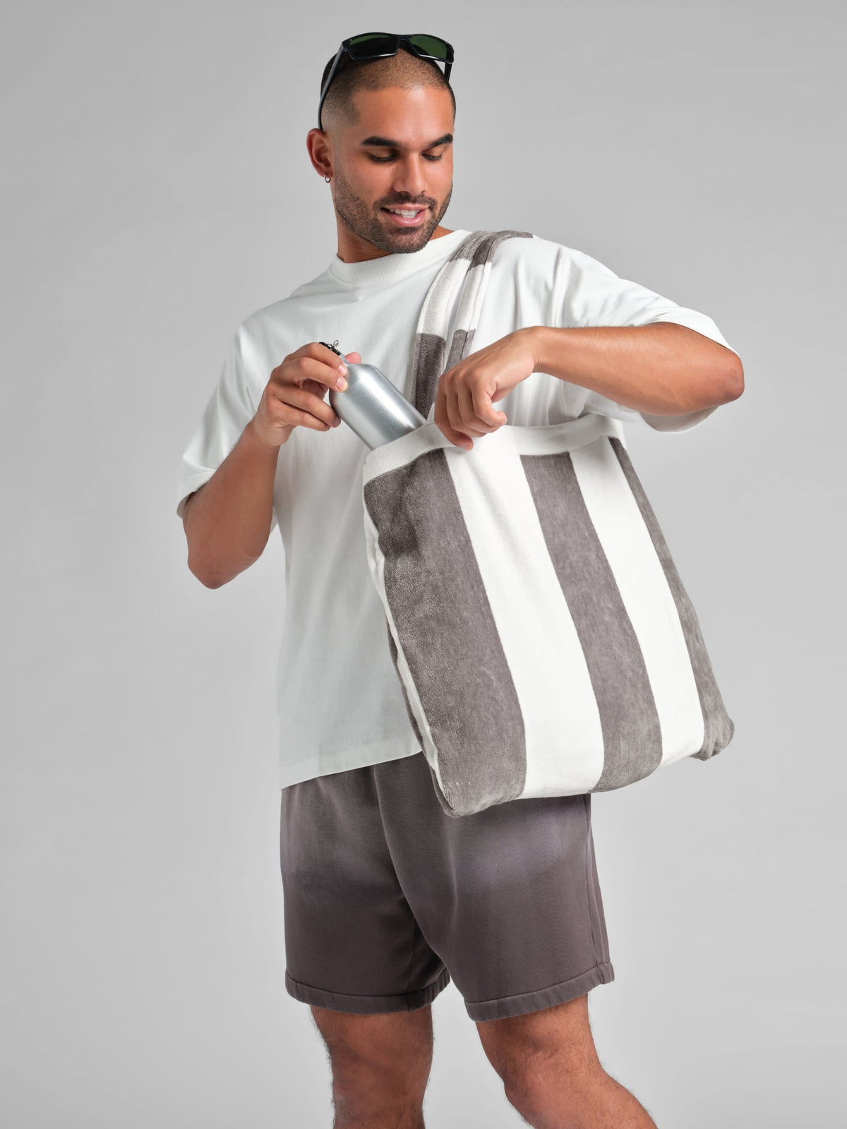 Cabana Towel Tote - Terry Beach Bag