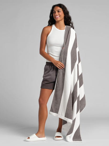 Cabana Towel Tote - Terry Beach Bag